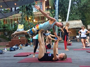 akrojoga na Bali